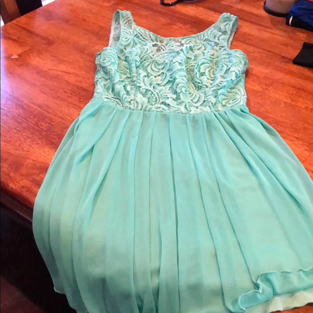 Teal Dress